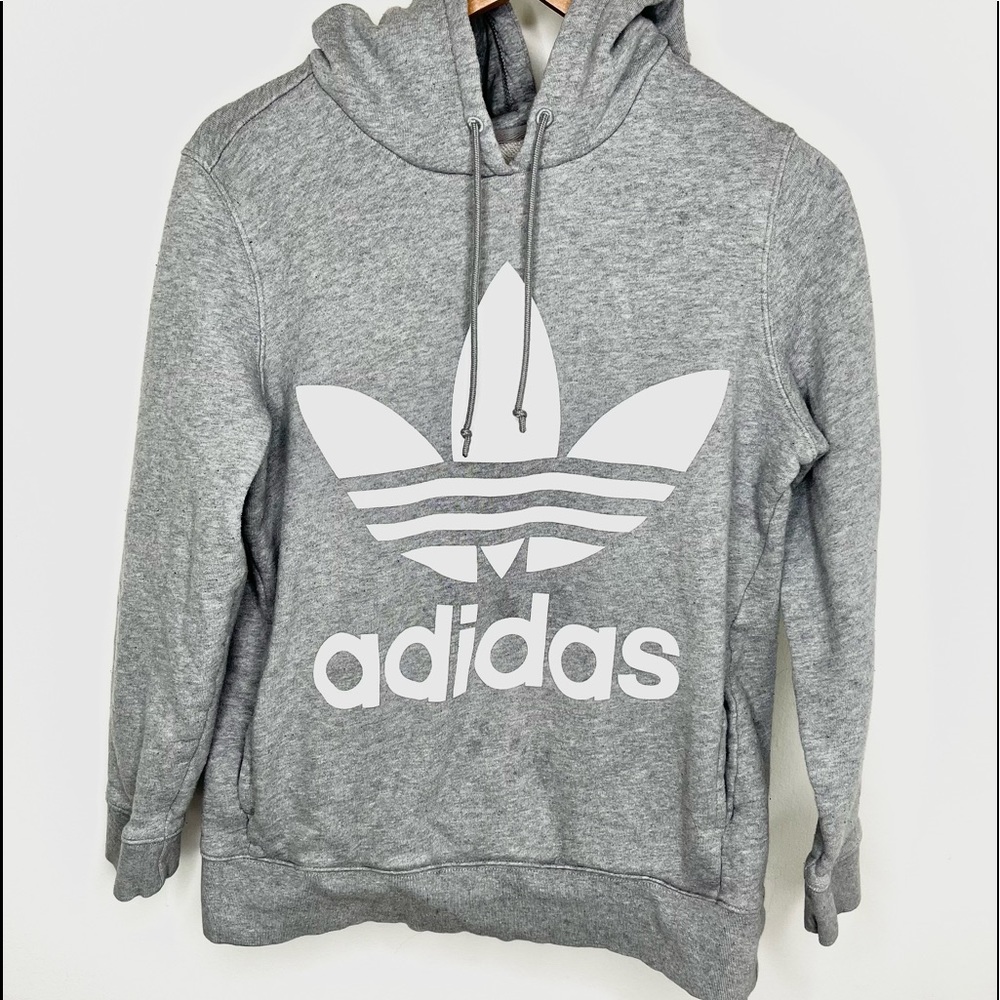 Gray Adidas Hoodie